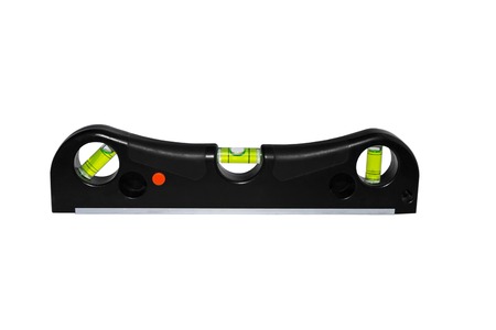 Level construction laser on an isolated background