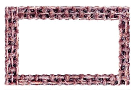 The frame is handmade, woven mock-up