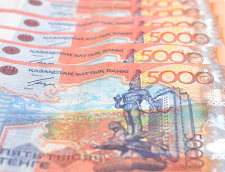 International Finance: currency of Kazakhstan.の写真素材