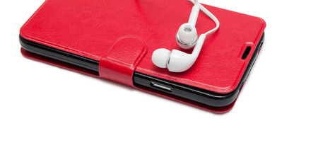 concept of digital music white Headphones