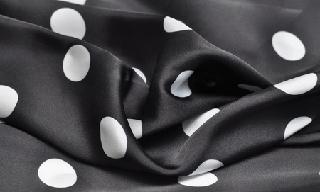 Texture background pattern. Chiffon polka dots. Pattern polka dot. Macro with extremely shallow dof.