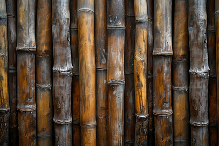 bamboo wall texture background, close up of bamboo wall texture backgroundの素材