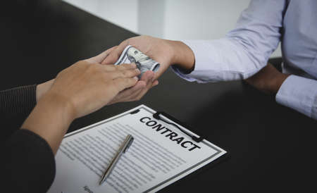 Opposition to wrongdoing and social injustice, Businessmen give bribes to employees to sign...