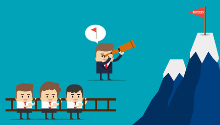 The team. Business vector illustrationのイラスト素材