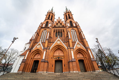 Cathedral Basilica of the Assumption of the Blessed Virgin Mary. Bialystok, Poland - October 22, 2021のeditorial素材