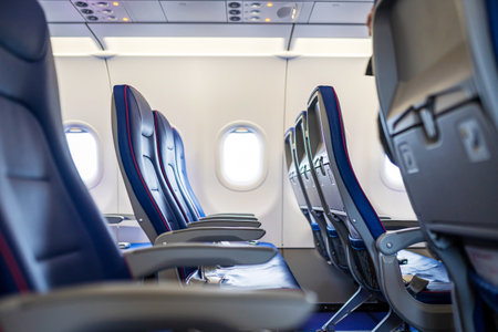Wizz Air airplane seatsのeditorial素材