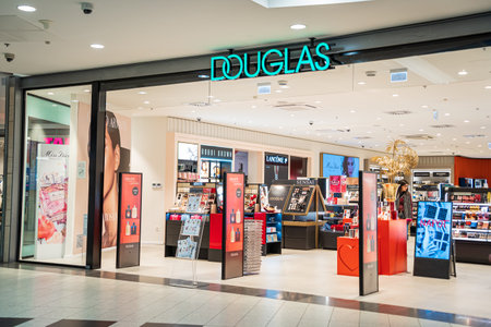 Douglas store entranceのeditorial素材