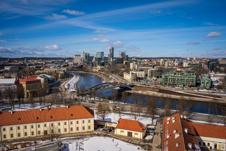 Vilnius City Centre in Winter