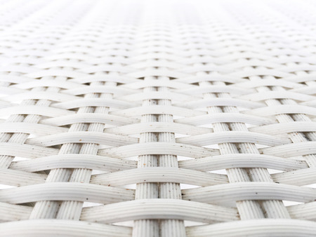 White Plastic Weavingの写真素材