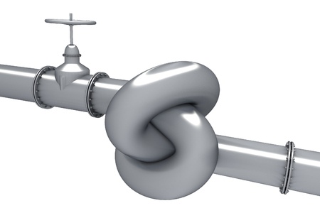 Gas resistance Russia-Ukraine-Europe; 3d renderの写真素材