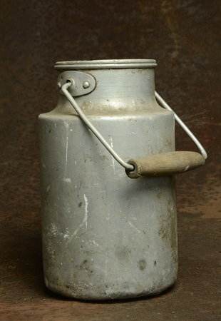 Old aluminum canの写真素材