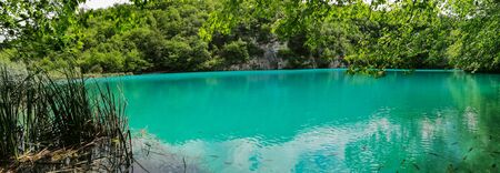 Green lake in nacional parkの写真素材