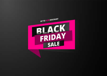 Up To 70% offer for Black Friday Sale on abstract fluid art background can be used as poster or advertising template design.のイラスト素材