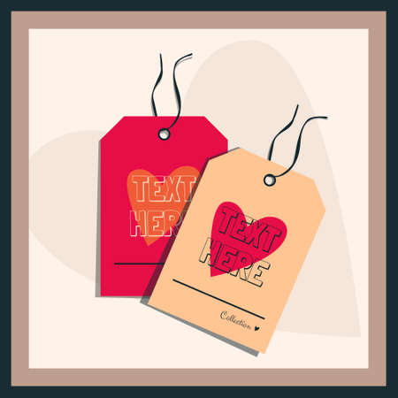 vector collection vintage retro labelsのイラスト素材