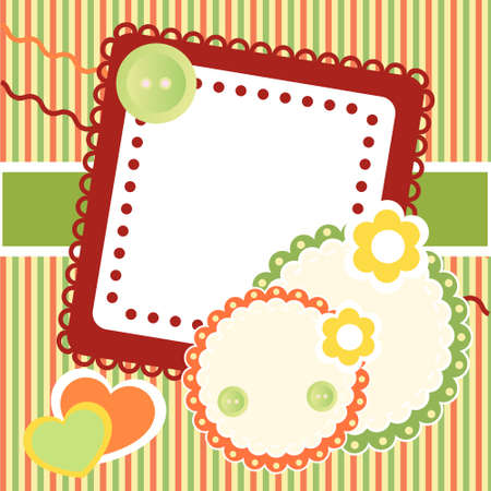 vector floral background designのイラスト素材