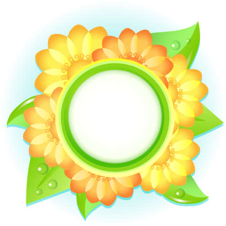 vector floral background designのイラスト素材