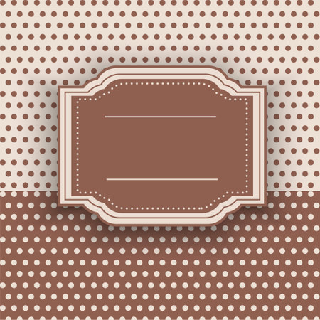vintage frame vector illustrationのイラスト素材