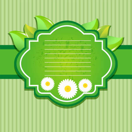 greeting card flowers vectorのイラスト素材