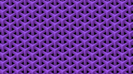 Seamless repeating geometric pattern illustration textile design circle square triangle polygon 3Dのイラスト素材