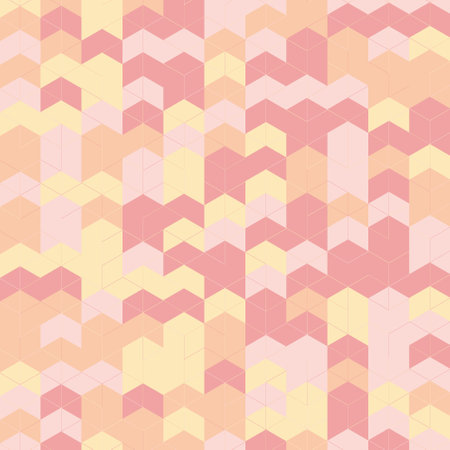 Seamless repeating geometric pattern illustration design wallpaperのイラスト素材