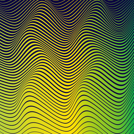 Abstract background with wavy lines. Vector illustration. Eps 10.のイラスト素材