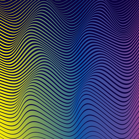 Abstract wavy background. Dynamic effect. Vector illustration. Eps 10のイラスト素材