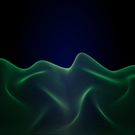 Abstract background with dynamic particles. Vector Illustration. EPS 10.のイラスト素材