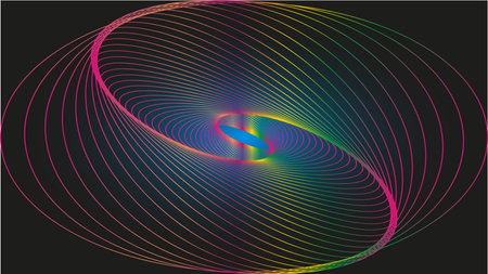 abstract background with a spiral in the form of spirals.のイラスト素材