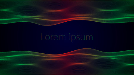 Abstract background with flowing particles. Vector illustration. Can be used for advertisingeting, presentation.のイラスト素材