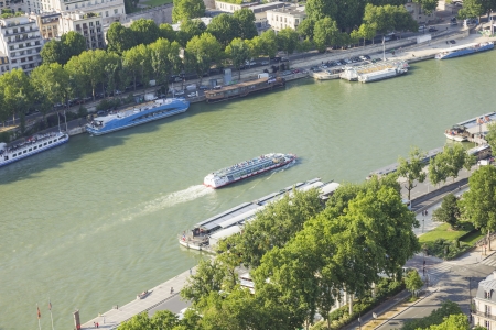 View from the Eiffel Towerの写真素材