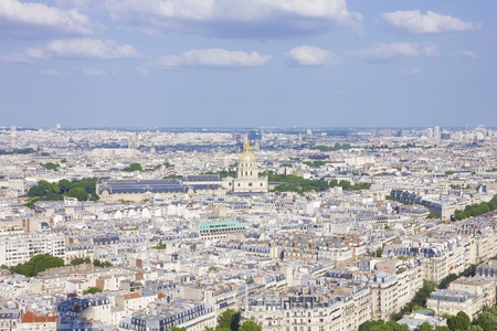 View on Paris  from the Eiffel Tower の写真素材