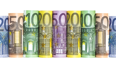 Euro Money Banknotes の写真素材