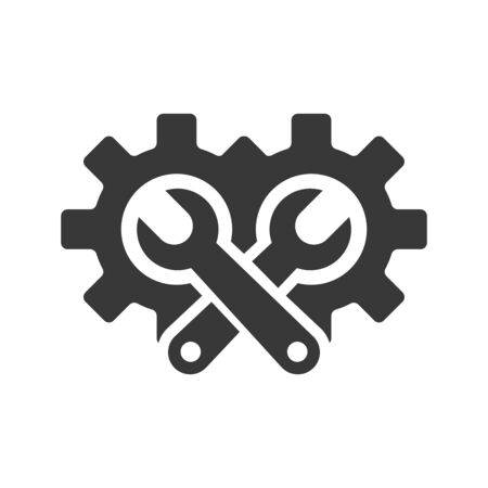 Setting maintenance iconのイラスト素材