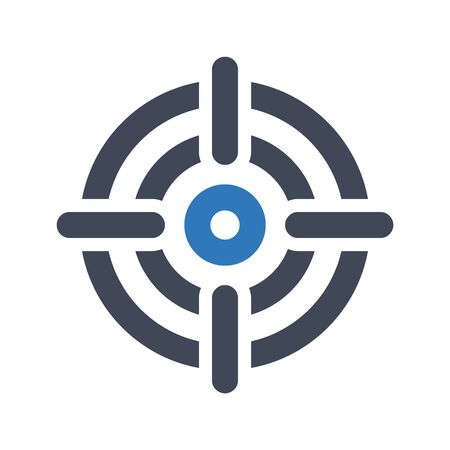 Business target iconのイラスト素材
