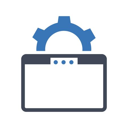 Web optimize iconのイラスト素材