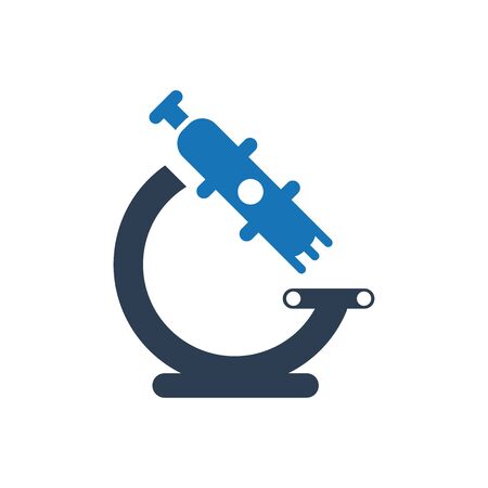 Beautiful, meticulously designed Microscope iconのイラスト素材