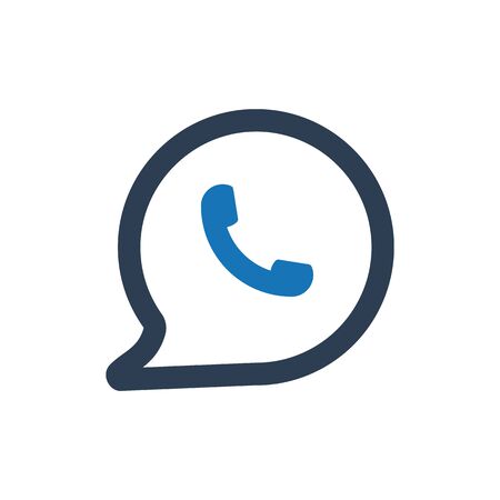Call support iconのイラスト素材