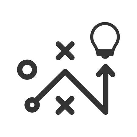 Strategy solution iconのイラスト素材