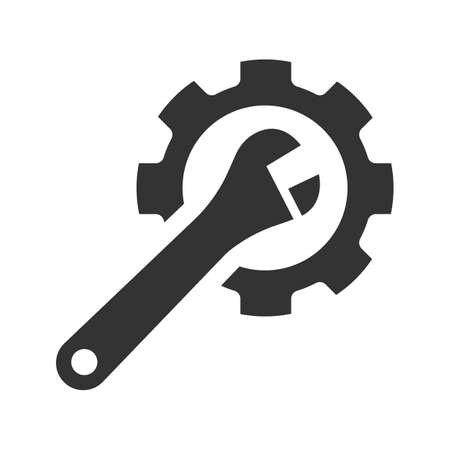 Gear setting iconのイラスト素材