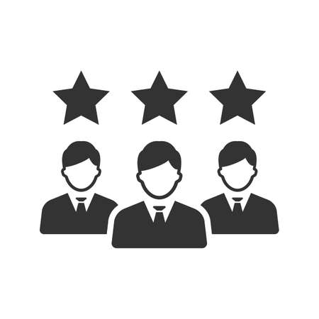 Customer rating iconのイラスト素材