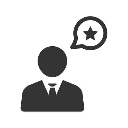 Customer rating iconのイラスト素材