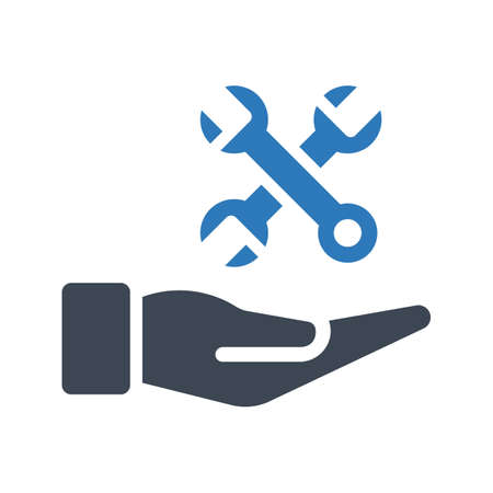 Service tools iconのイラスト素材