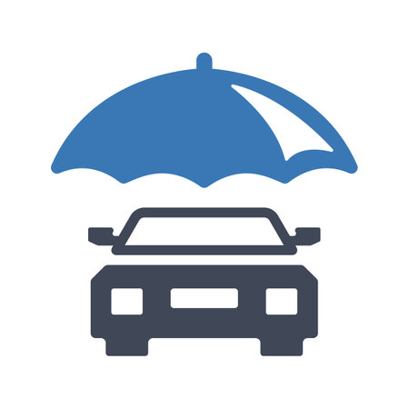 Auto insurance iconのイラスト素材
