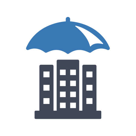 Building insurance iconのイラスト素材
