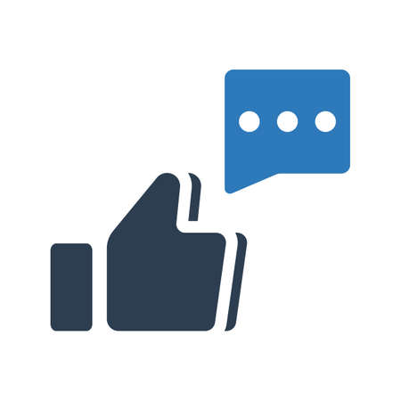 Positive feedback iconのイラスト素材