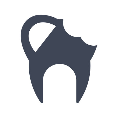 Teeth damage iconのイラスト素材