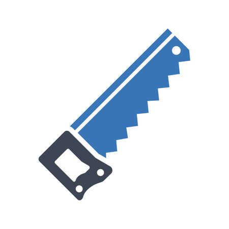 Hand saw iconのイラスト素材