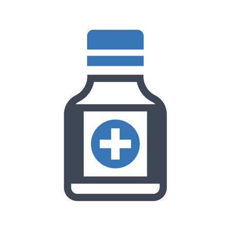 Medicine bottle iconのイラスト素材