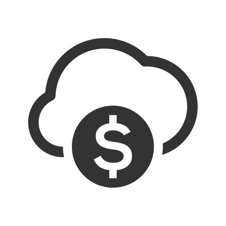 Cloud funding iconのイラスト素材