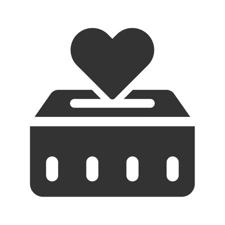 Charity donation iconのイラスト素材